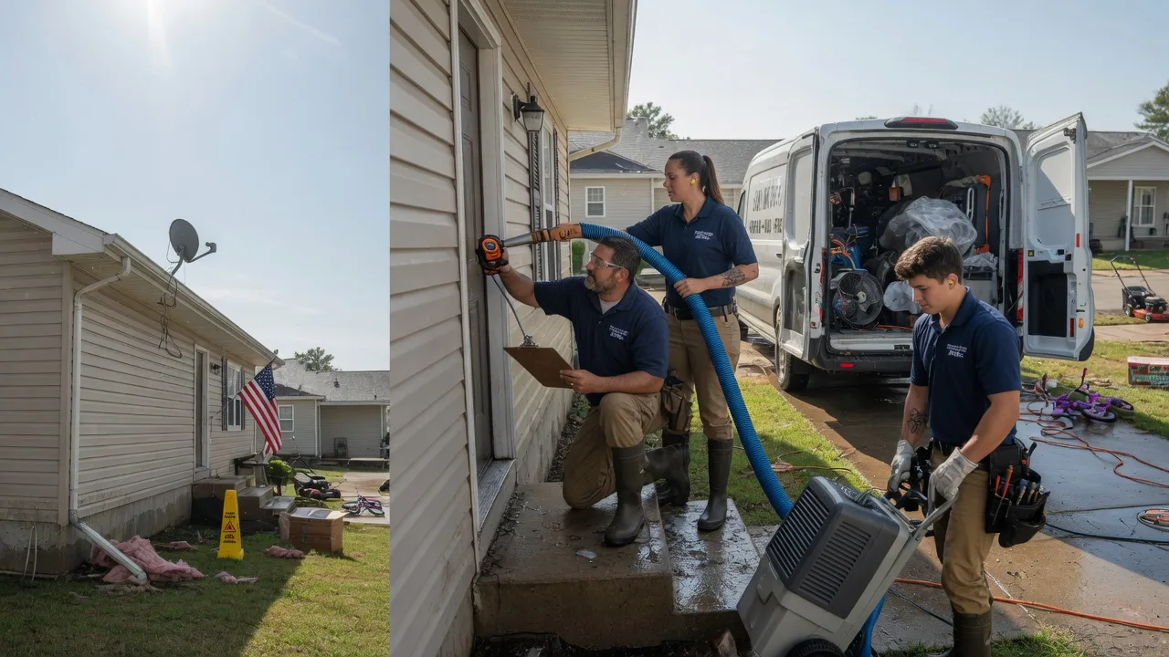 Ceiling Water Damage Restoration in Plains, GA near me